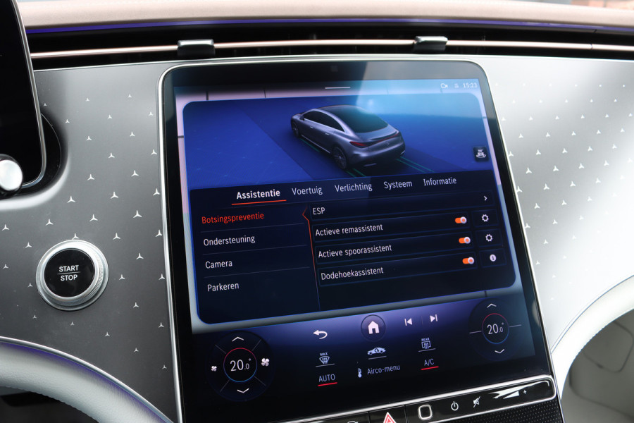 Mercedes-Benz EQE 350+ Launch Edition Luxury Line 91 kWh | Distronic | Panoramadak | Memory | Leder | Camera | HUD | Keyless Go | Verwarmd Stuurwiel | High Perf. LED |