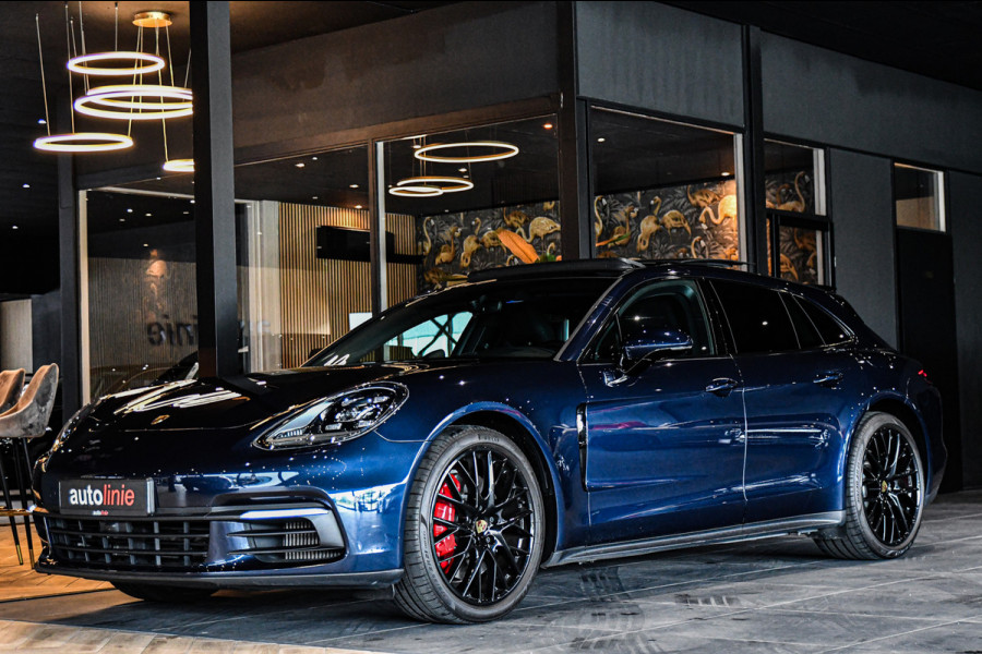 Porsche Panamera Sport Turismo 2.9 4 E-Hybrid, Sport Chrono, Rear Entertainment, Luchtvering, Softclose, Pano, 360, HUD, Leder!