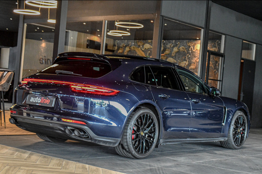 Porsche Panamera Sport Turismo 2.9 4 E-Hybrid, Sport Chrono, Rear Entertainment, Luchtvering, Softclose, Pano, 360, HUD, Leder!