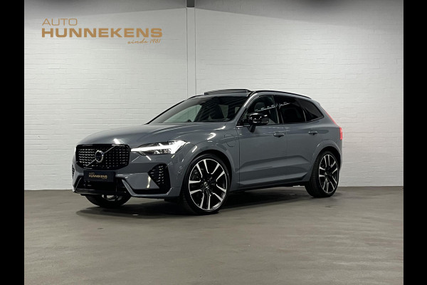 Volvo XC60 2.0 T8 Plug-in hybrid AWD Ultimate Dark *SOH 97%* Luchtvering | Trekhaak | Open dak | Bowers & Wilkins | Adapt. cruise | Stoel-/stuurverwarming | 360 camera | Head up