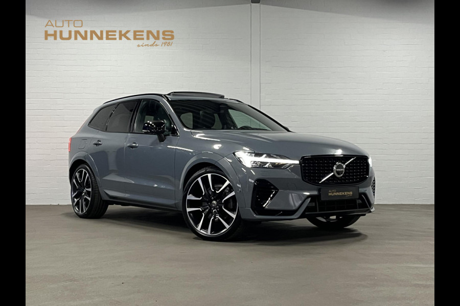 Volvo XC60 2.0 T8 Plug-in hybrid AWD Ultimate Dark *SOH 97%* Luchtvering | Trekhaak | Open dak | Bowers & Wilkins | Adapt. cruise | Stoel-/stuurverwarming | 360 camera | Head up
