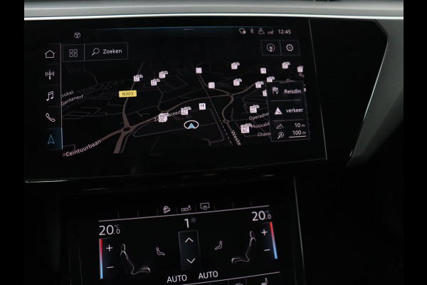 Audi e-tron e-tron 50 quattro Launch edition plus 71 kWh | SOH 90.6 | Panoramadak | Luchtvering | Adaptive cruise | Leder | Carplay | Memory | Stoelverwarming | Navi. Full map | PDC