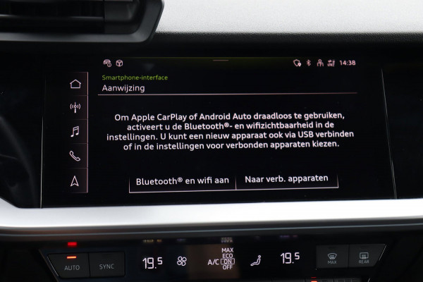 Audi A3 Sportback 35 TFSI S-Line org.NL h.leer+el+mem+vw matrix-LED camera el.klep park.hulp Ambient Light Plus