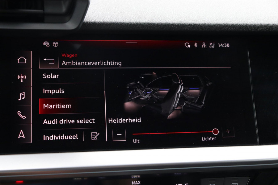 Audi A3 Sportback 35 TFSI S-Line org.NL h.leer+el+mem+vw matrix-LED camera el.klep park.hulp Ambient Light Plus