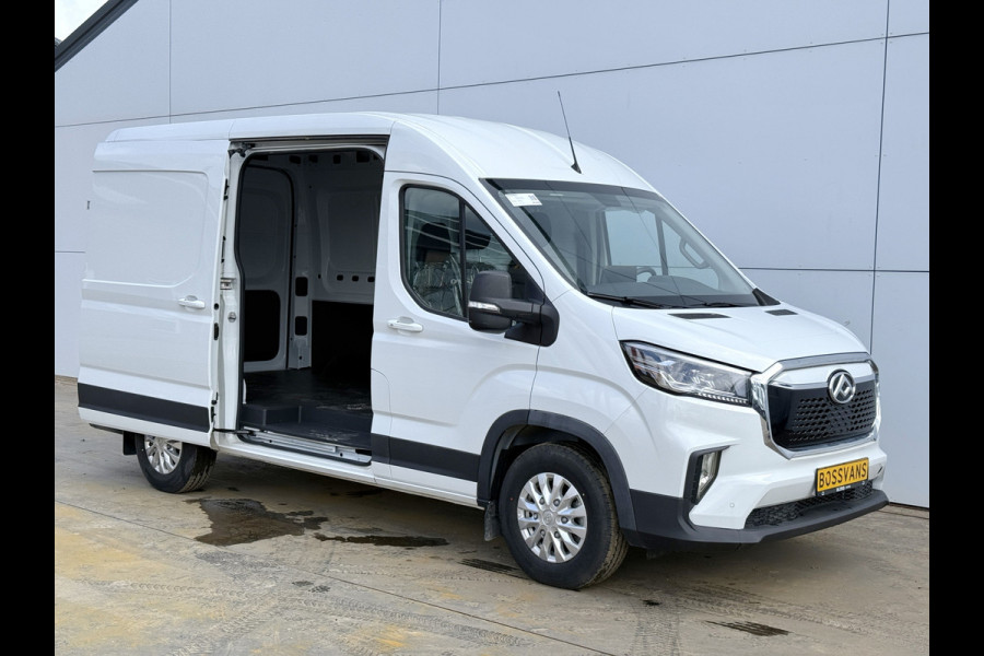 Maxus eDeliver 9 52kWh 204PK Nieuw! Elektrisch L2H2 280km WLTP Snelladen LED Carplay Cruise control Camera Airco Parkeersensoren v+a