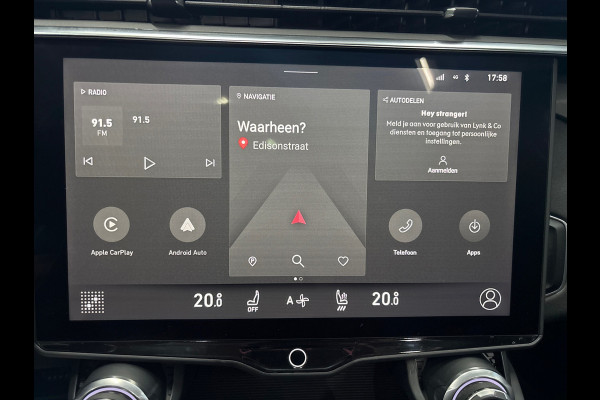 Lynk & Co 01 1.5 360graden camera, Panodak, Stoelverwarming, trekhaak, Carplay