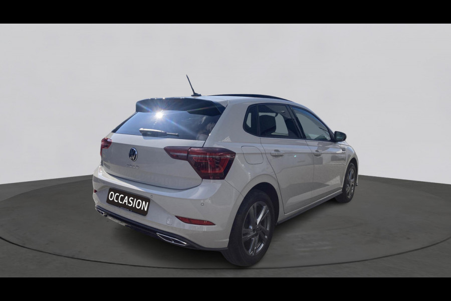 Volkswagen Polo 1.0 TSI 95pk R-Line Business Ascot Grey | Panoramadak | Camera | Stoelverwarming | Keyless