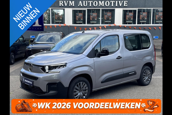Citroën E-Berlingo Plus M L1 50 kWh VAN: 38.900,- VOOR: 29.877,- UW WKVOORDEEL: 9.023,- | | NIEUWE AUTO 10 KM! | 3-FASE LADEN| PARKEERSENSOREN ACHTER|
