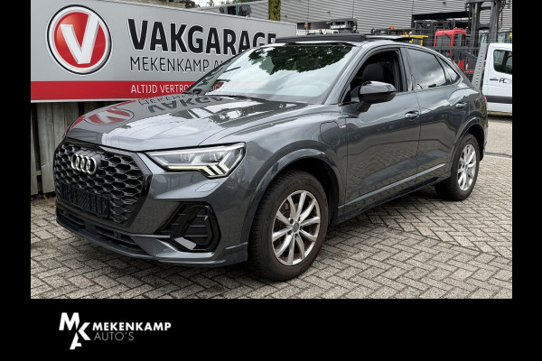 Audi Q3 Sportback 45 TFSI e S Edition 20"/B&O/Panoramadak/Leder/Matrix LED/Dodehoek/Adaptieve cruise/Sfeerverlichting/Camera/Elektrische klep