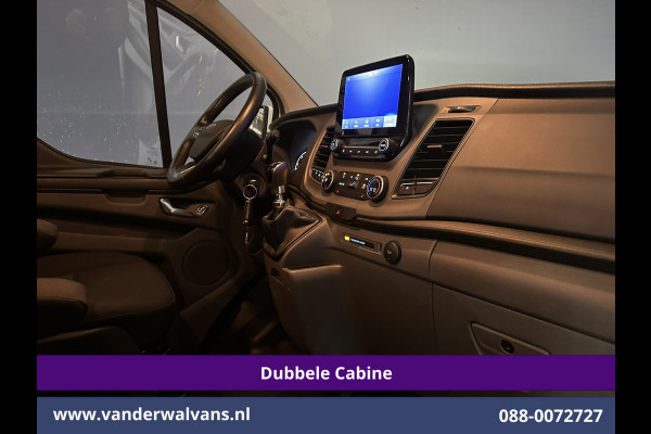 Ford Transit Custom 2.0 TDCI 131pk L2H1 Dubbele Cabine Euro6 Airco | 5-Zits | Apple Carplay | LED | Cruisecontrol | Stoelverwarming Android Auto, Parkeersensoren, Achterklep, 2800kg trekvermogen