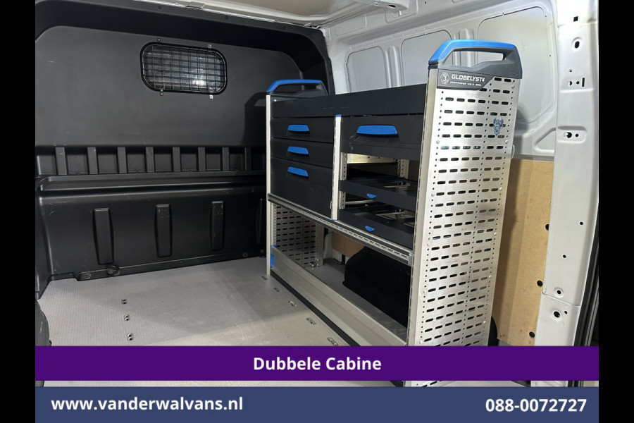 Ford Transit Custom 2.0 TDCI 131pk L2H1 Dubbele Cabine Euro6 Airco | 5-Zits | Apple Carplay | LED | Cruisecontrol | Stoelverwarming Android Auto, Parkeersensoren, Achterklep, 2800kg trekvermogen