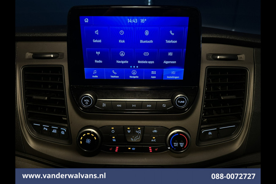 Ford Transit Custom 2.0 TDCI L2H1 Euro6 Airco | Camera | LED | Navigatie | Cruisecontrol | Android Auto Parkeersensoren, Stoelverwarming, Verwarmde Voorruit, Bijrijdersbank, 2800kg trekvermogen