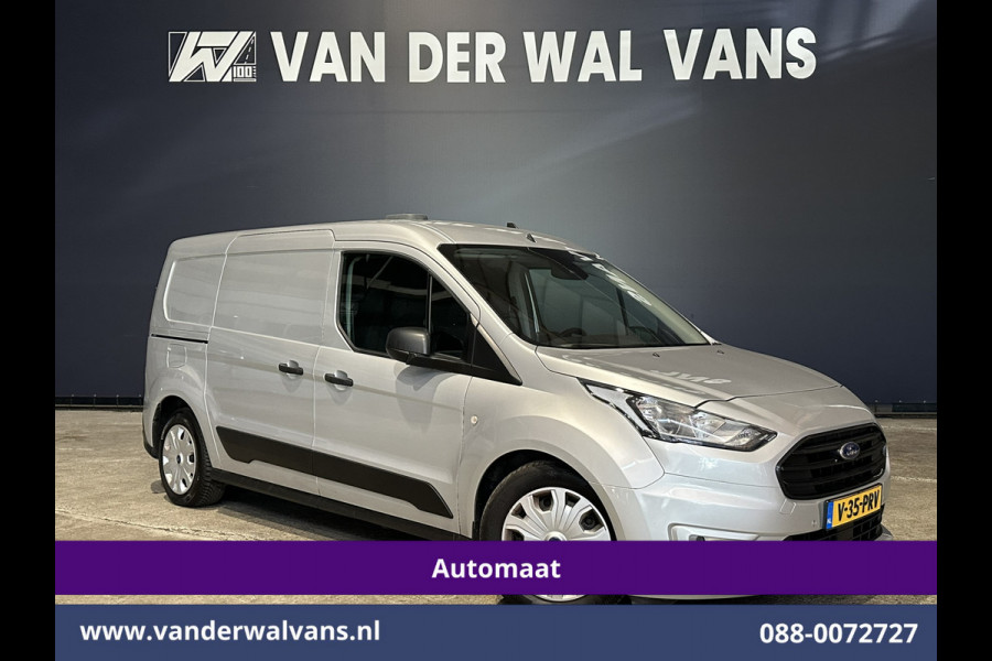 Ford Transit Connect 1.5 EcoBlue 120pk Automaat L2H1 Euro6 Airco | 2x Zijdeur | 3-Zits | Camera | Navigatie | Cruisecontrol Apple Carplay, Android Auto, Stoelverwarming, Verwarmde voorruit, Parkeersensoren, Bijrijdersbank