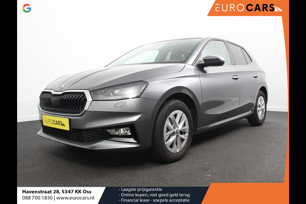Škoda Fabia 1.0 TSI 110pk Automaat Selection Climate control Adaptieve cruise control Lane assist Parkeersensoren achter Stuurverwarming Stoel verwarming Apple Carplay/ Android Auto