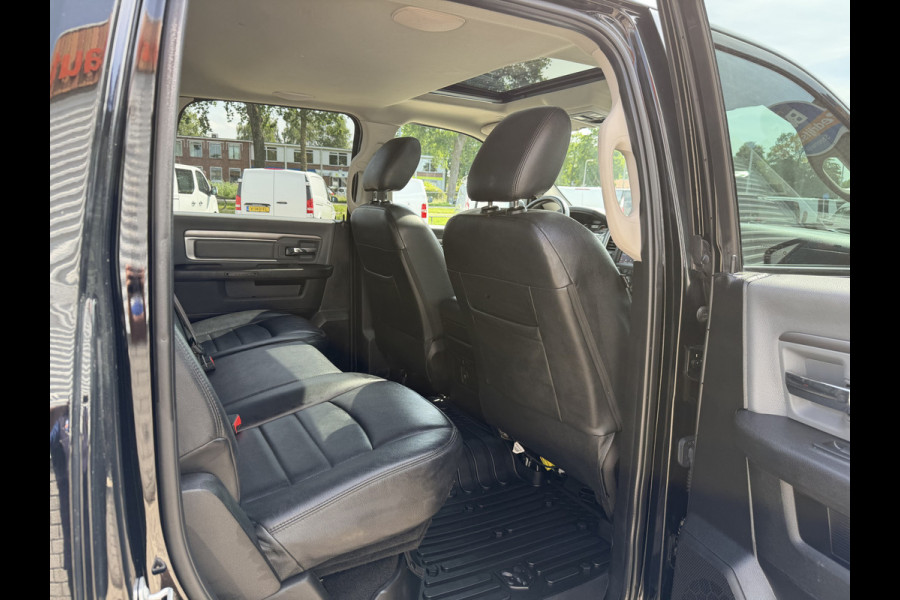 Dodge Ram 1500 5.7 V8 4x4 Crew Cab 5'7 Longhorn / vaste prijs rijklaar € 39.950 ex btw / euro 6 / lease vanaf € 652 / airco / cruise / navigatie / prins lpg / leer / trekhaak 3500 kg !