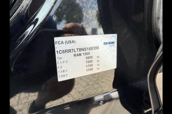 Dodge Ram 1500 5.7 V8 4x4 Crew Cab 5'7 Longhorn / vaste prijs rijklaar € 39.950 ex btw / euro 6 / lease vanaf € 652 / airco / cruise / navigatie / prins lpg / leer / trekhaak 3500 kg !