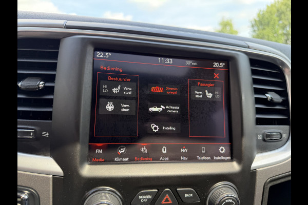 Dodge Ram 1500 5.7 V8 4x4 Crew Cab 5'7 Longhorn / vaste prijs rijklaar € 39.950 ex btw / euro 6 / lease vanaf € 652 / airco / cruise / navigatie / prins lpg / leer / trekhaak 3500 kg !