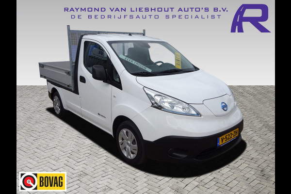 Nissan E-NV200 Business 40 kWh 2.ZERO S.O.H 91% ( Grotere accu ) KIPPER PICK UP OPEN LAADBAK AIRCO NAVIGATIE