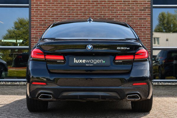 BMW 5 Serie 530e M-Sport Pano Trekh ACC HUD 360 19inch Laser El-Klep