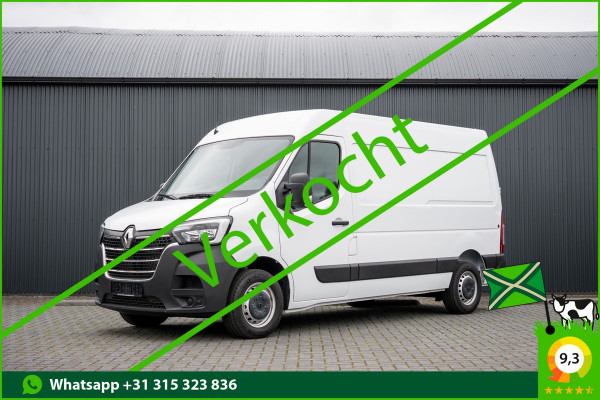 Renault Master Bleu DCI 135PK | L2H2 | Nieuw | Navi | 3-Zits | LED | Cruise | Airco