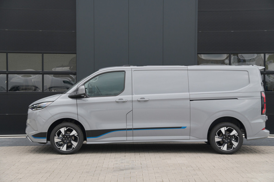 Ford E-Transit Custom 340 L2H1 Sport 71 kWh 218pk - 2x Schuif - ACC - B&O - Navi - Stoel/Stuurverwarming - 360 Camera - Blindspot - Rijklaar