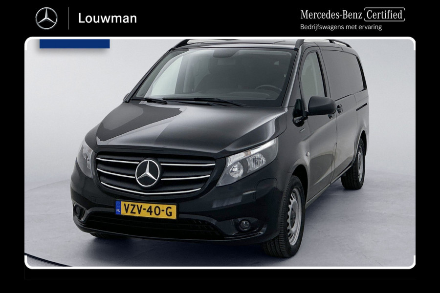 Mercedes-Benz eVito eVito Lang 66 kWh DC 266km WLTP Dubbele cabine 5 zitplaatsen Navigatie Snelladen Camera Schuifdeur L+R