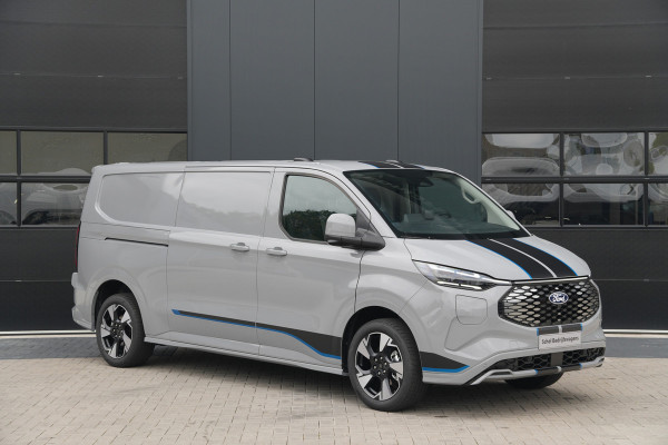 Ford E-Transit Custom 340 L2H1 Sport 71 kWh 218pk - 2x Schuif - ACC - B&O - Navi - Stoel/Stuurverwarming - 360 Camera - Blindspot - Rijklaar