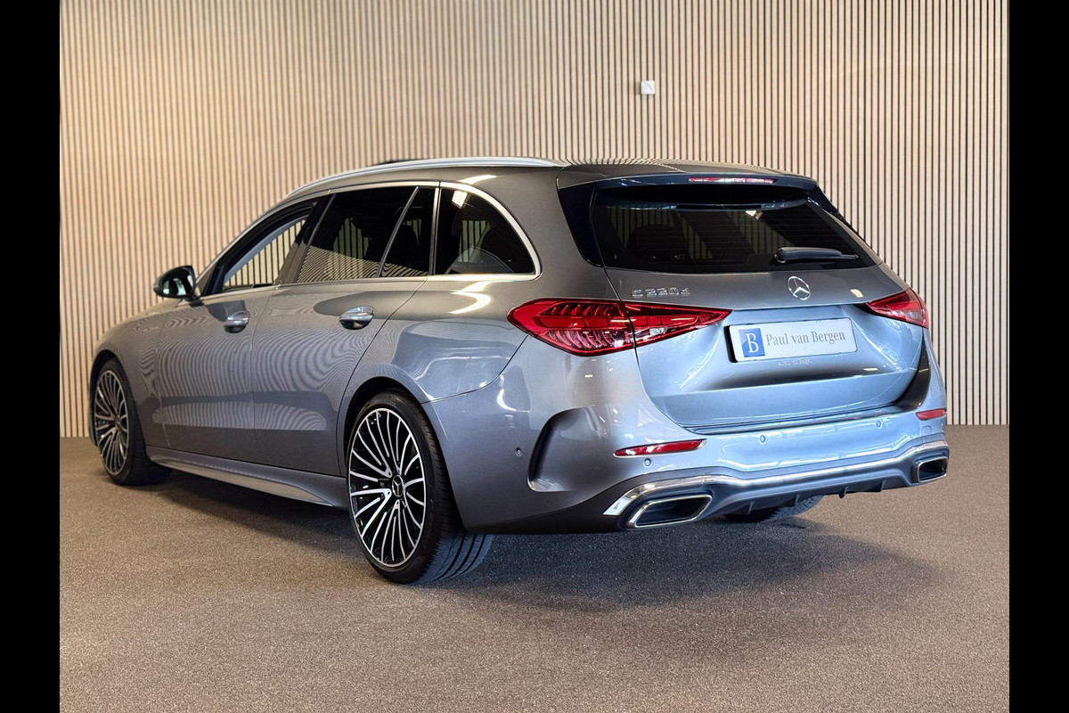Mercedes-Benz C-Klasse Estate 220D AMG STYLING-PANORAMA-CAMERA-TREKHAAK-DODEHOEK-COMPLEET