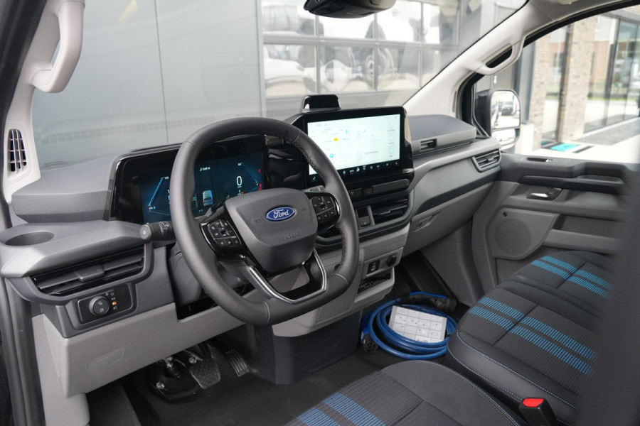 Ford E-Transit Custom 340 L2H1 Sport 71 kWh 218pk - 2x Schuif - ACC - B&O - Navi - Stoel/Stuurverwarming - 360 Camera - Blindspot - Rijklaar