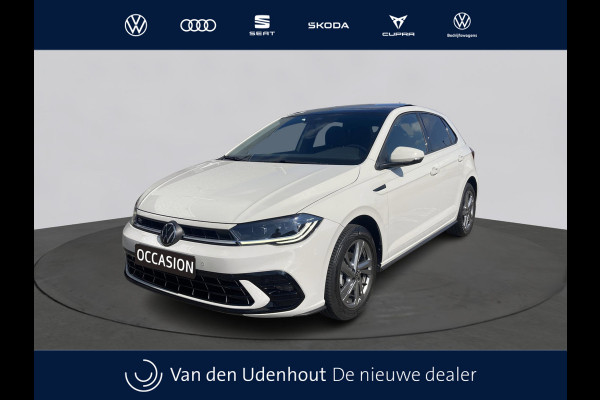 Volkswagen Polo 1.0 TSI 95pk R-Line Business Ascot Grey | Panoramadak | Camera | Stoelverwarming | Keyless