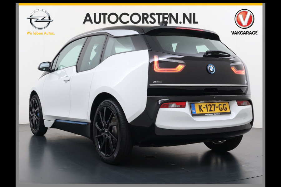 BMW i3 Executive Edition 120Ah 42kWh SOH 94% Warmtepomp Two-Tone Camera Navi-Pro Stoelverwarming Ecc Cruise Control Pdc Lmv 19" Isofix DAB Bluetooth Led Comfort pack advance Origineel Nederlandse Auto