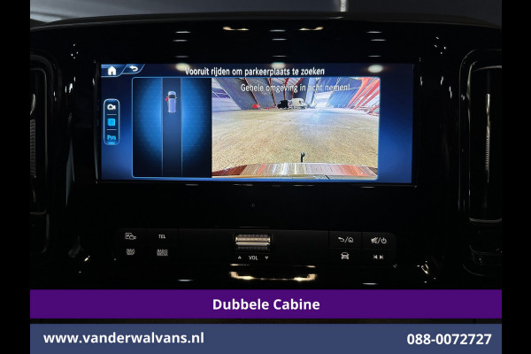 Mercedes-Benz Vito 116 CDI 164pk 9G-Tronic Automaat L2H1 Dubbele Cabine Fabrieksgarantie Euro6 Airco | 2x Zijdeur | 5-Zits | Camera | Navigatie LED, LM Velgen, 2500kg Trekhaak, Adaptieve Cruisecontrol, Parkeersensoren, MBUX