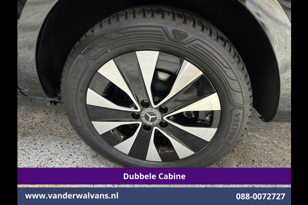 Mercedes-Benz Vito 116 CDI 164pk 9G-Tronic Automaat L2H1 Dubbele Cabine Fabrieksgarantie Euro6 Airco | 2x Zijdeur | 5-Zits | Camera | Navigatie LED, LM Velgen, 2500kg Trekhaak, Adaptieve Cruisecontrol, Parkeersensoren, MBUX