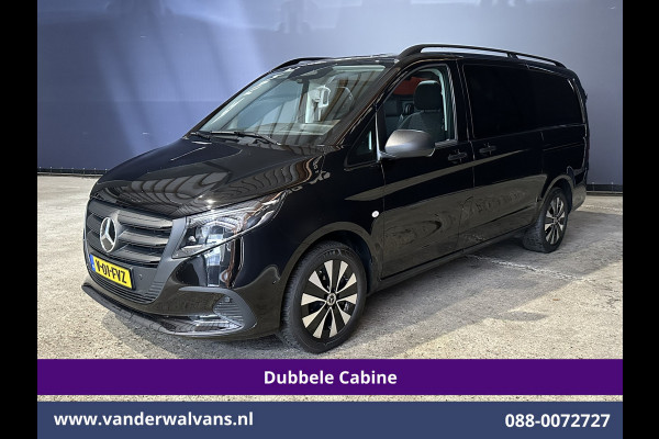 Mercedes-Benz Vito 116 CDI 164pk 9G-Tronic Automaat L2H1 Dubbele Cabine Fabrieksgarantie Euro6 Airco | 2x Zijdeur | 5-Zits | Camera | Navigatie LED, LM Velgen, 2500kg Trekhaak, Adaptieve Cruisecontrol, Parkeersensoren, MBUX