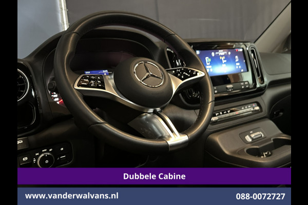 Mercedes-Benz Vito 116 CDI 164pk 9G-Tronic Automaat L2H1 Dubbele Cabine Fabrieksgarantie Euro6 Airco | 2x Zijdeur | 5-Zits | Camera | Navigatie LED, LM Velgen, 2500kg Trekhaak, Adaptieve Cruisecontrol, Parkeersensoren, MBUX