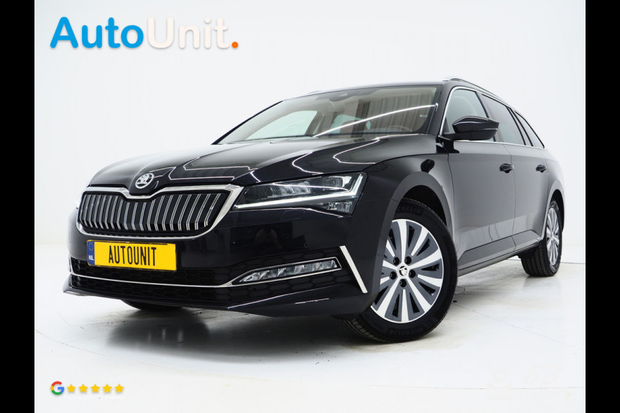 Škoda Superb Combi 1.4 TSI iV 218PK | Leder/Alcantara | Trekhaak | Memory | Virtual | Adaptive Cruise | PDC | Carplay