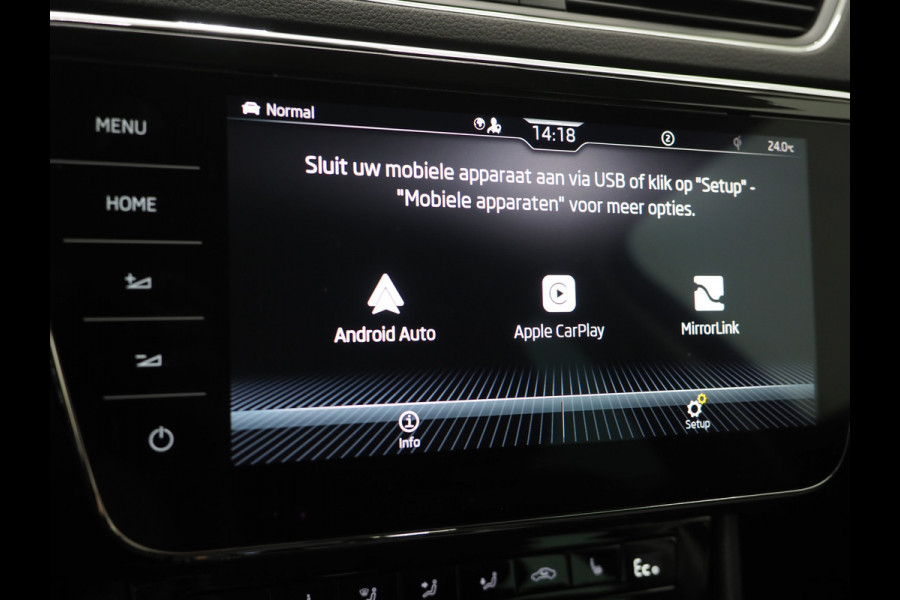 Škoda Superb Combi 1.4 TSI iV 218PK | Leder/Alcantara | Trekhaak | Memory | Virtual | Adaptive Cruise | PDC | Carplay
