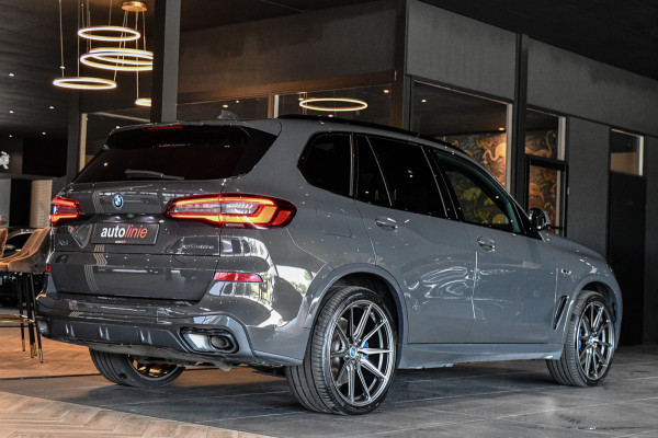 BMW X5 XDrive45e M-Sport, Massage, Laser, 22" Vossen, Comfort, Shadow, Luchtvering, Trekhaak, Pano, Ventilatie, Keyless, ACC, Full