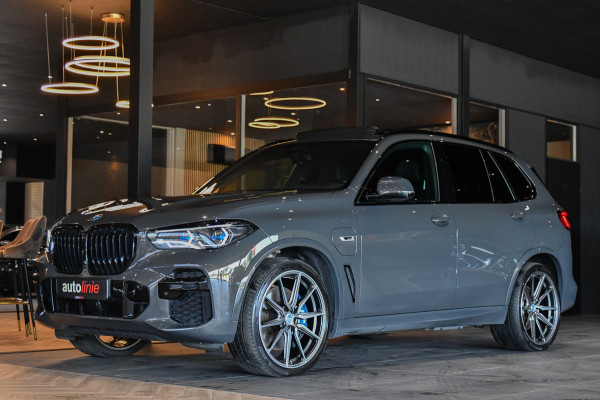 BMW X5 XDrive45e M-Sport, Massage, Laser, 22" Vossen, Comfort, Shadow, Luchtvering, Trekhaak, Pano, Ventilatie, Keyless, ACC, Full