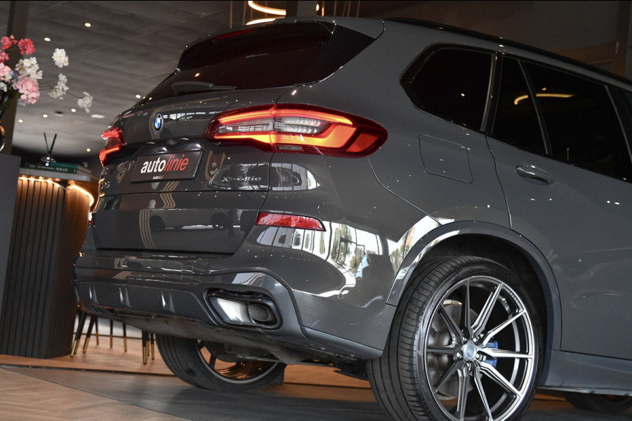 BMW X5 XDrive45e M-Sport, Massage, Laser, 22" Vossen, Comfort, Shadow, Luchtvering, Trekhaak, Pano, Ventilatie, Keyless, ACC, Full
