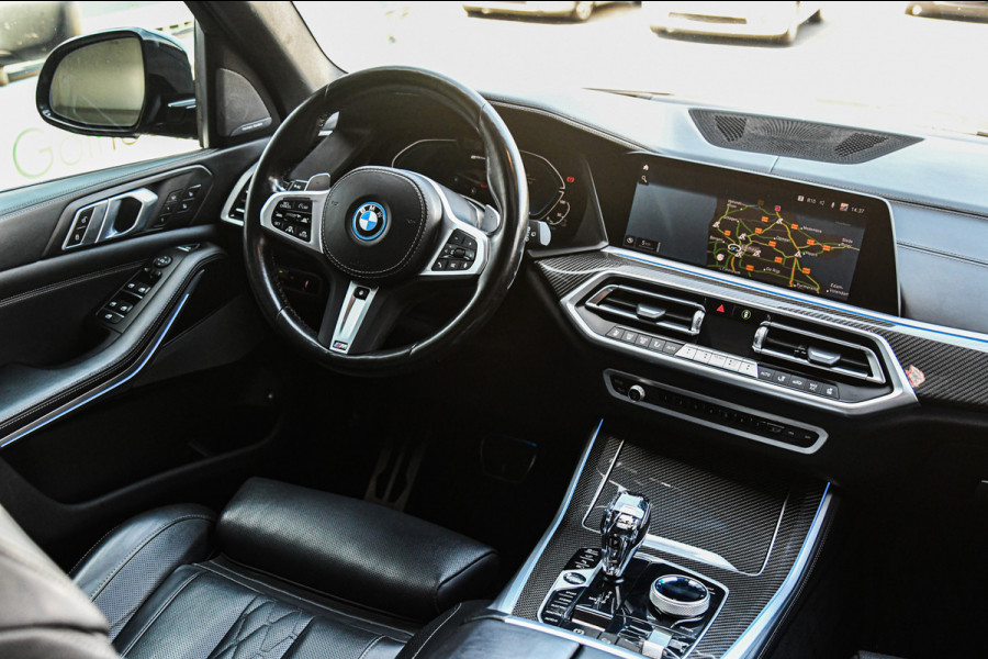 BMW X5 XDrive45e M-Sport, Massage, Laser, 22" Vossen, Comfort, Shadow, Luchtvering, Trekhaak, Pano, Ventilatie, Keyless, ACC, Full