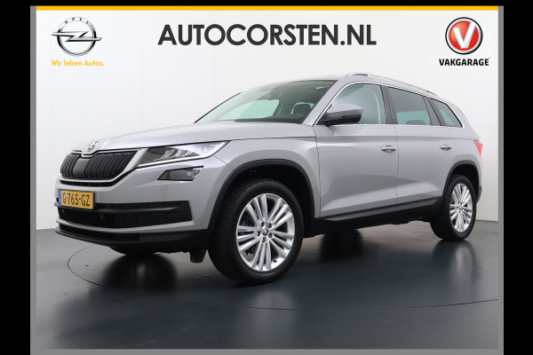 Škoda Kodiaq 1.5TSI Autom. Trekhaak Adap.Cruise Panoramadak Virtual Cockpit Camera Canton®-Audio Stoelverwarming 3-Zone Ecc Navi Apple Carpla Led Lmv Bluetooth Isofix Regen-Lichtsensor 1.800KG Trekgewicht Zeer Complete Auto