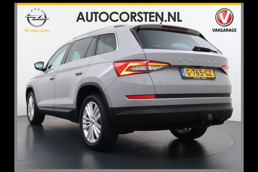Škoda Kodiaq 1.5TSI Autom. Trekhaak Adap.Cruise Panoramadak Virtual Cockpit Camera Canton®-Audio Stoelverwarming 3-Zone Ecc Navi Apple Carpla Led Lmv Bluetooth Isofix Regen-Lichtsensor 1.800KG Trekgewicht Zeer Complete Auto