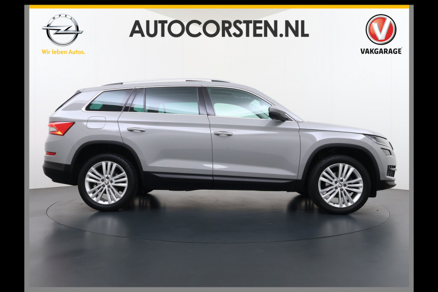 Škoda Kodiaq 1.5TSI Autom. Trekhaak Adap.Cruise Panoramadak Virtual Cockpit Camera Canton®-Audio Stoelverwarming 3-Zone Ecc Navi Apple Carpla Led Lmv Bluetooth Isofix Regen-Lichtsensor 1.800KG Trekgewicht Zeer Complete Auto