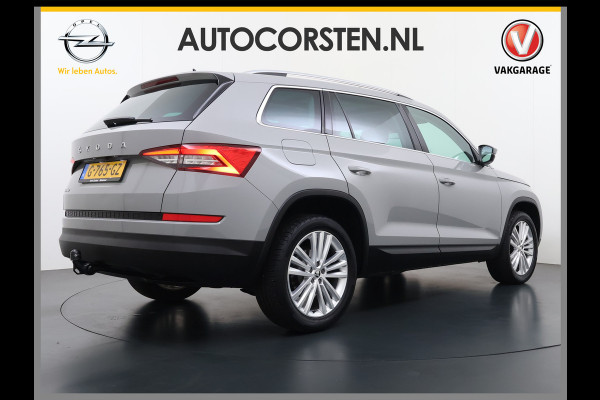Škoda Kodiaq 1.5TSI Autom. Trekhaak Adap.Cruise Panoramadak Virtual Cockpit Camera Canton®-Audio Stoelverwarming 3-Zone Ecc Navi Apple Carpla Led Lmv Bluetooth Isofix Regen-Lichtsensor 1.800KG Trekgewicht Zeer Complete Auto