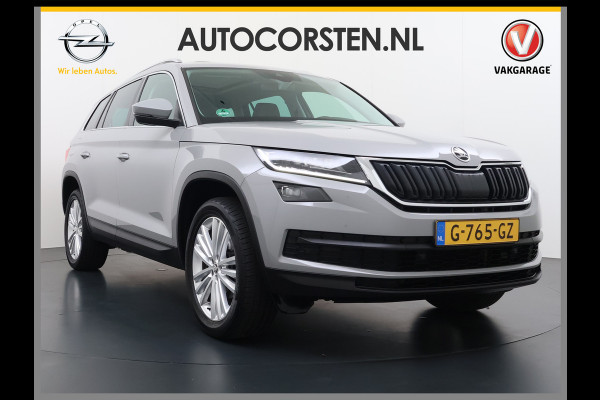 Škoda Kodiaq 1.5TSI Autom. Trekhaak Adap.Cruise Panoramadak Virtual Cockpit Camera Canton®-Audio Stoelverwarming 3-Zone Ecc Navi Apple Carpla Led Lmv Bluetooth Isofix Regen-Lichtsensor 1.800KG Trekgewicht Zeer Complete Auto