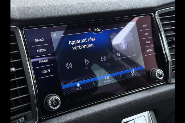 Škoda Kodiaq 1.5TSI Autom. Trekhaak Adap.Cruise Panoramadak Virtual Cockpit Camera Canton®-Audio Stoelverwarming 3-Zone Ecc Navi Apple Carpla Led Lmv Bluetooth Isofix Regen-Lichtsensor 1.800KG Trekgewicht Zeer Complete Auto