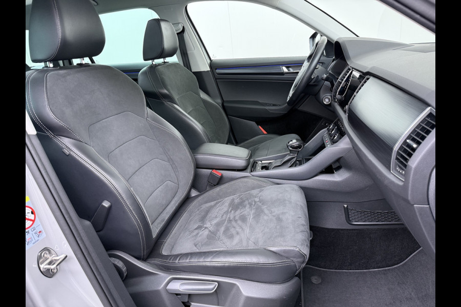 Škoda Kodiaq 1.5TSI Autom. Trekhaak Adap.Cruise Panoramadak Virtual Cockpit Camera Canton®-Audio Stoelverwarming 3-Zone Ecc Navi Apple Carpla Led Lmv Bluetooth Isofix Regen-Lichtsensor 1.800KG Trekgewicht Zeer Complete Auto