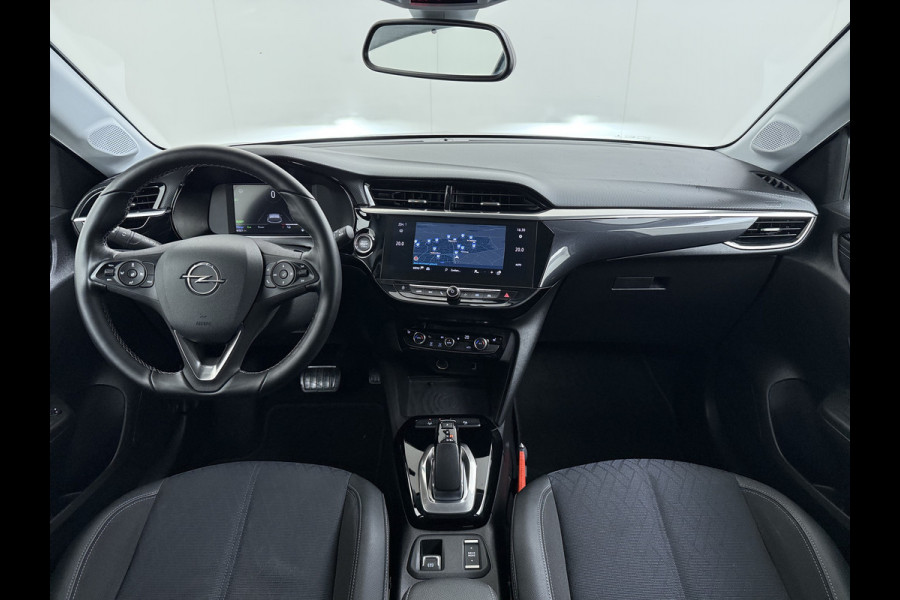 Opel CORSA-E Elegance 50kWh SOH 92% 3-Fase Adap.Cruise Stoel+Stuurverwarming 360°Camera Apple Carplay Android Auto Navi Ecc Pdc Lmv 17" Led Privacy Glas Bluetooth Regen-Lichtsensor Lane Assist Isofix Origineel Nederlandse Auto
