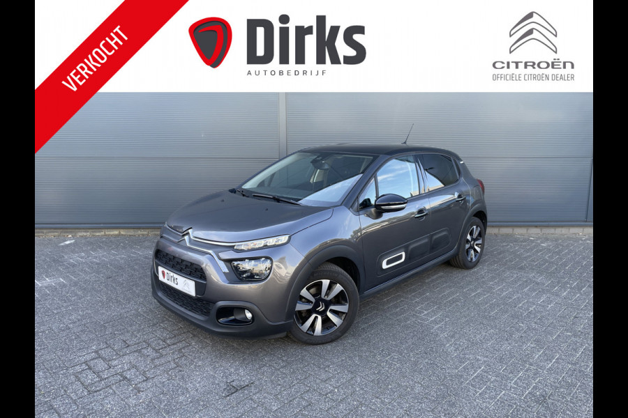 Citroën C3 110pk Max (Keyless Entry - Camera - LED - Automatische Airco - Apple Carplay - Navigatie)